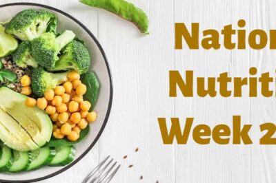 National Nutrition Week 2023: Promoting Healthy Eating Habits Across the Nation