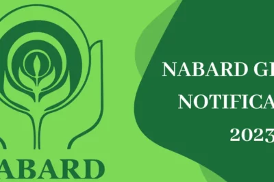 NABARD Grade A Notification Out For 150 Vacancies – Apply now.